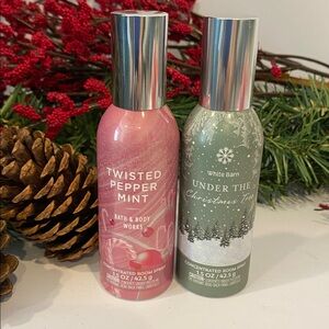 Bath & Body Works 2 New Christmas Holiday Concentrated Room Sprays